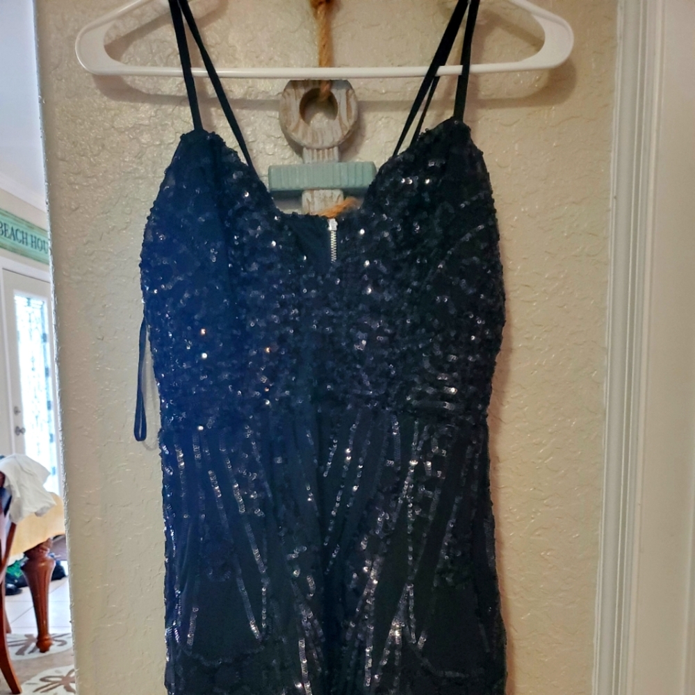 Black Shimmer Dress